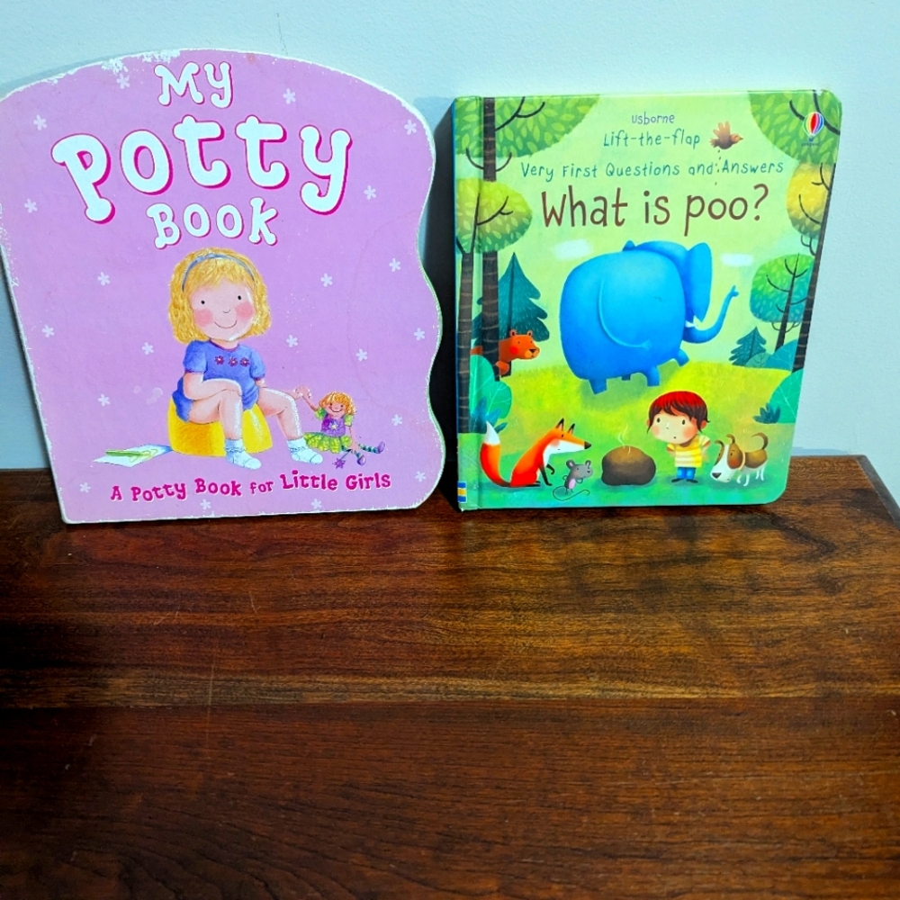 Born My Potty Book and Lift-the-Flap What is Poo? Set